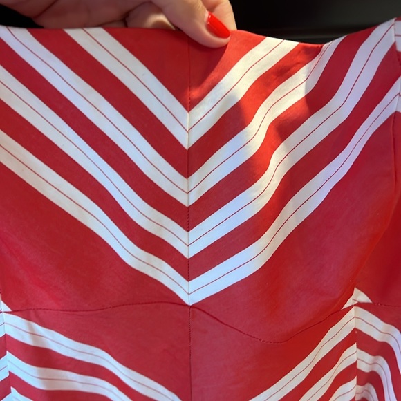 HILL HOUSE Matilda Dress, Red Stripe, XL - Picture 6 of 7